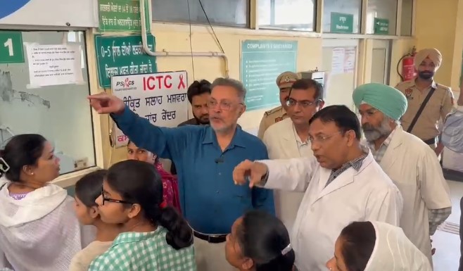 ਮਹਿਲਾ ਨਾਲ ਮਾਰਕੁੱਟ ਮਾਮਲੇ ਵਿਚ ਸਿਹਤ ਮੰਤਰੀ ਨੇ ਕੀਤੀ ਕਾਰਵਾਈ